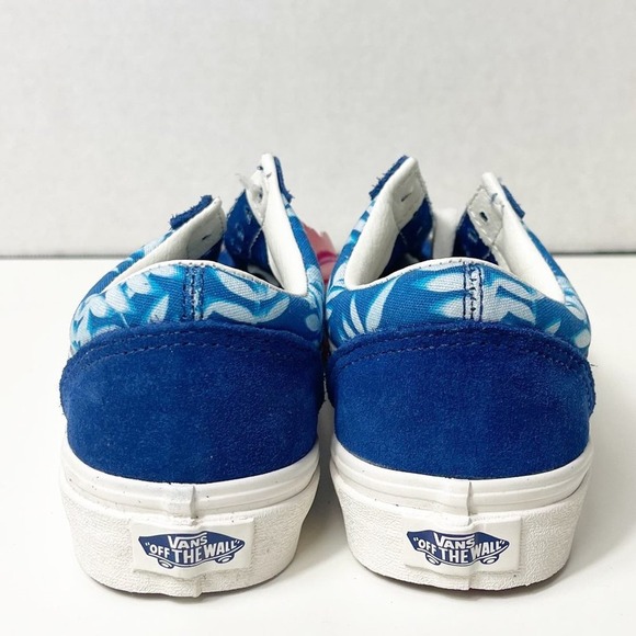 Vans Women's Old Skool Solar Floral Skate Shoe True Blue/Marshmallow Size 5.5 - Picture 11 of 12